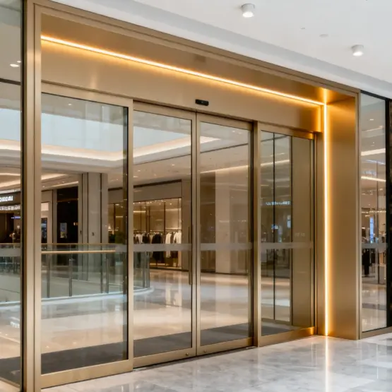 అల్యూమినియం అల్లాయ్ ఎలక్ట్రిక్ డోర్స్